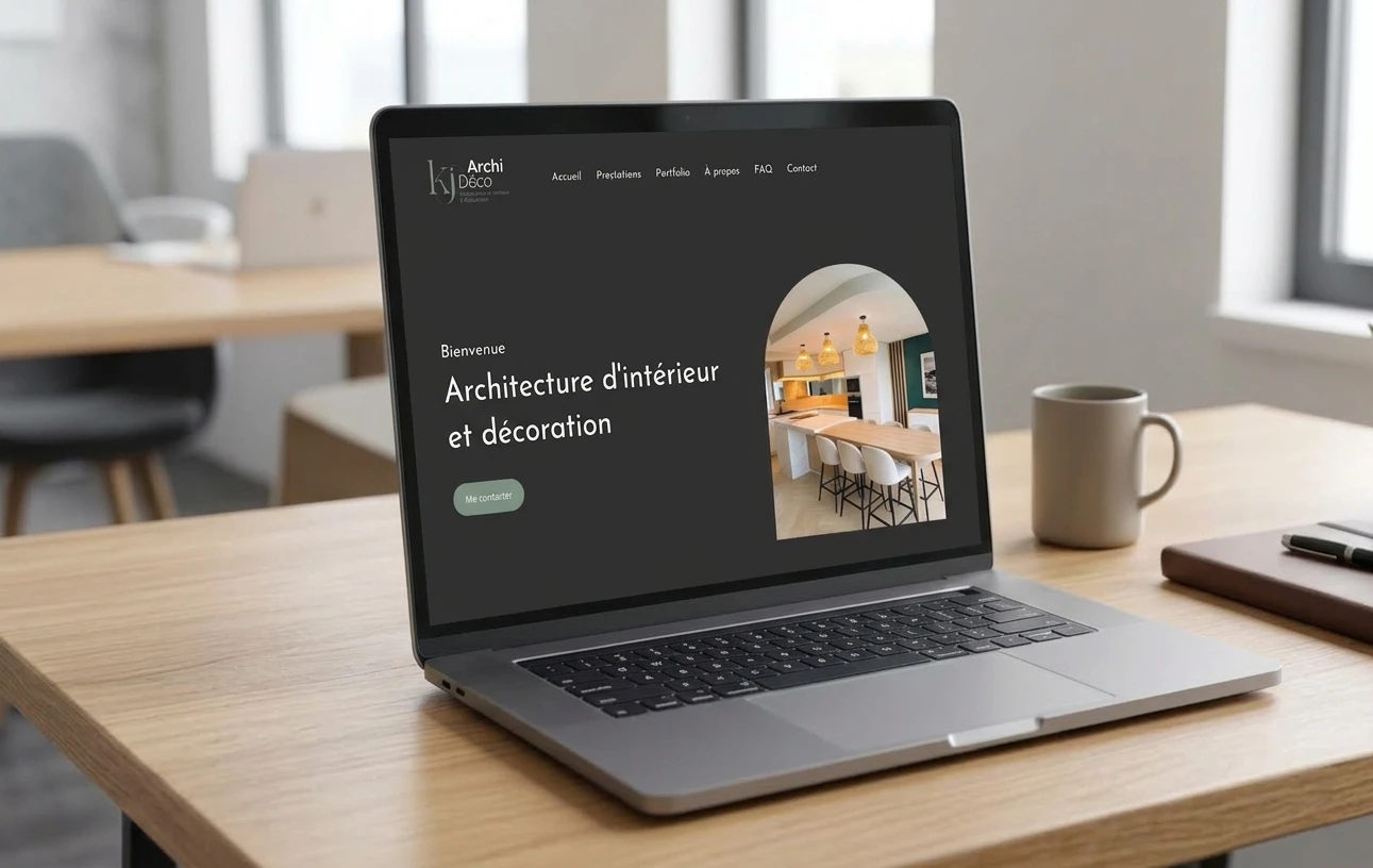 Site web KJ Archi Déco Lannion Ploubezre